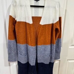 Colorblock Cardigan Sweater
